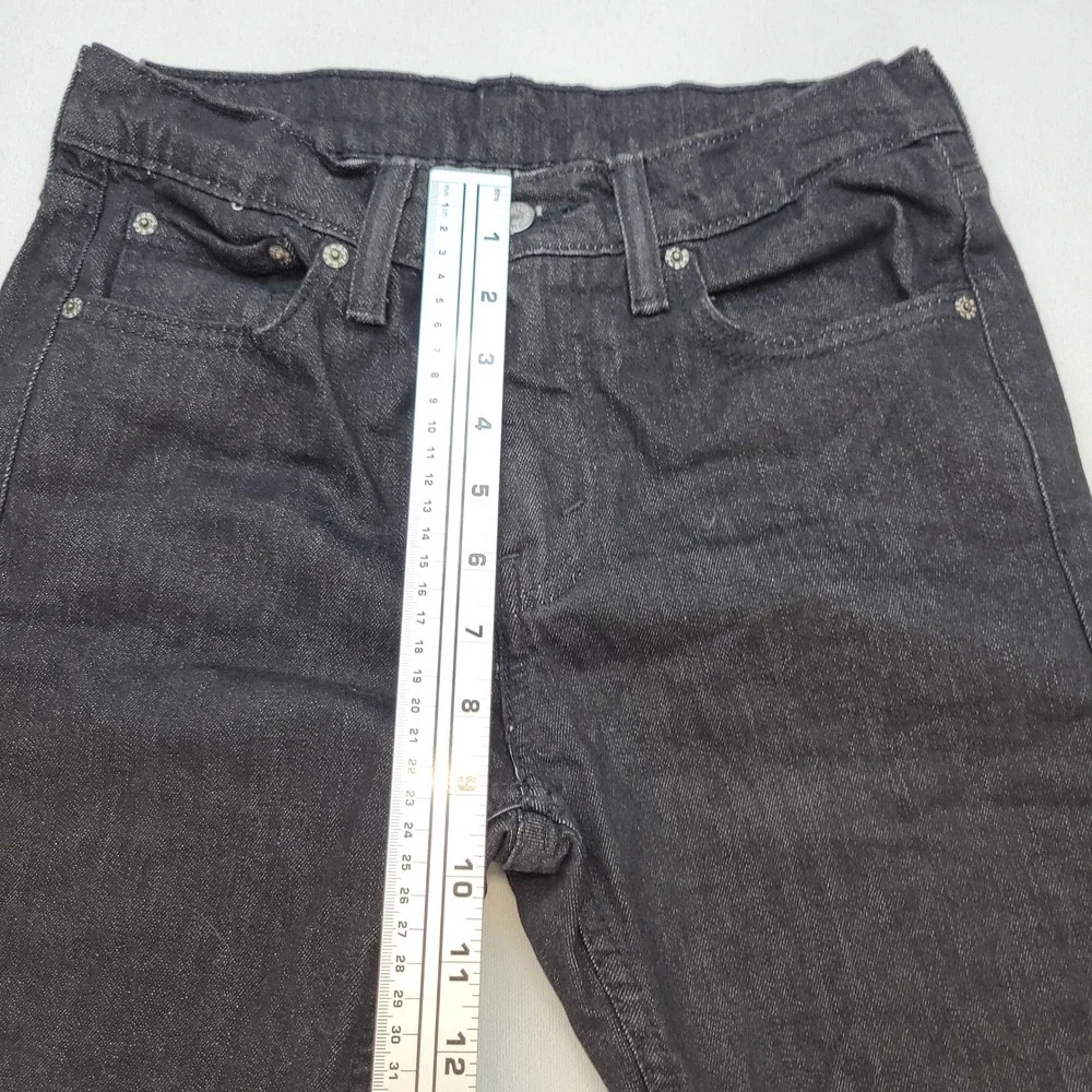 Levi's 510 Skinny Fit Jeans Mens 30x32 Black Denim Stretch Modern Casual
